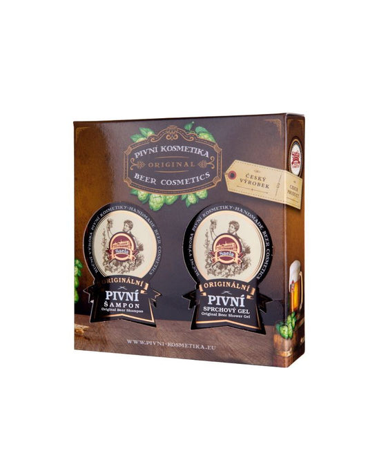 Geschenkverpackung der original SAELA Bierkosmetik